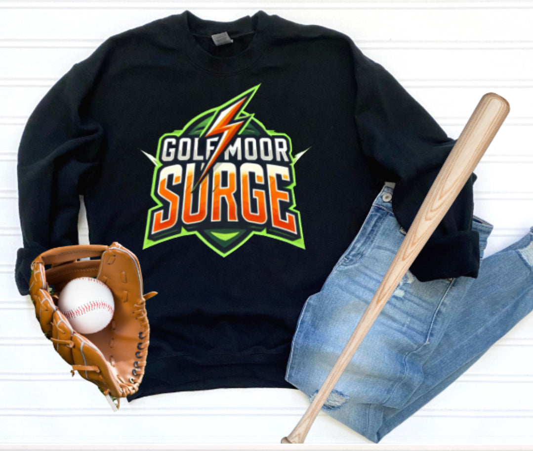 SURGE Logo Fleece Unisex Crewneck Sweatshirt