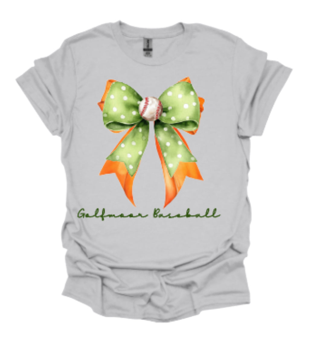 GOLFMOOR Baseball Coquette Bow Softstyle Tee