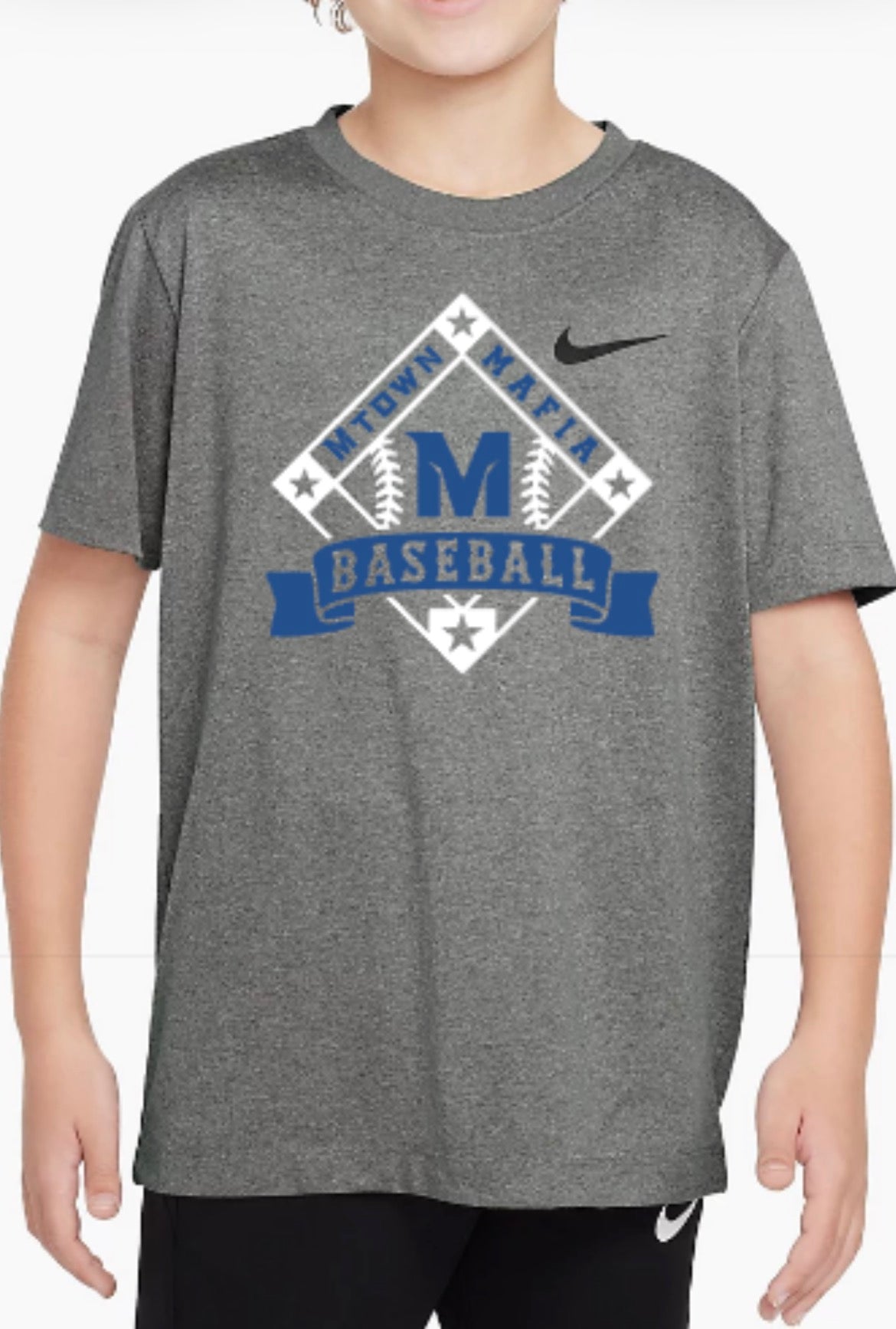MTOWN Mafia Baseball Diamond Nike Boys' Legend Dri-FIT T-Shirt