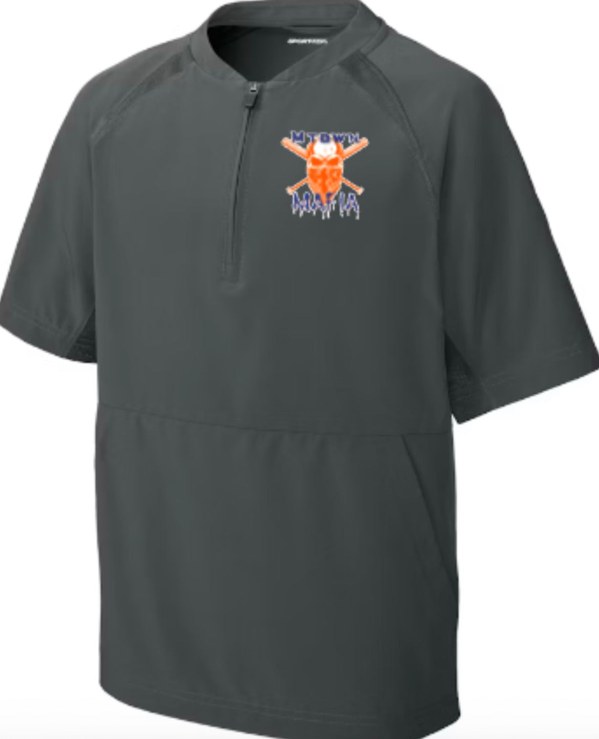 MTOWN Mafia 1/2-Zip Short Sleeve Jacket