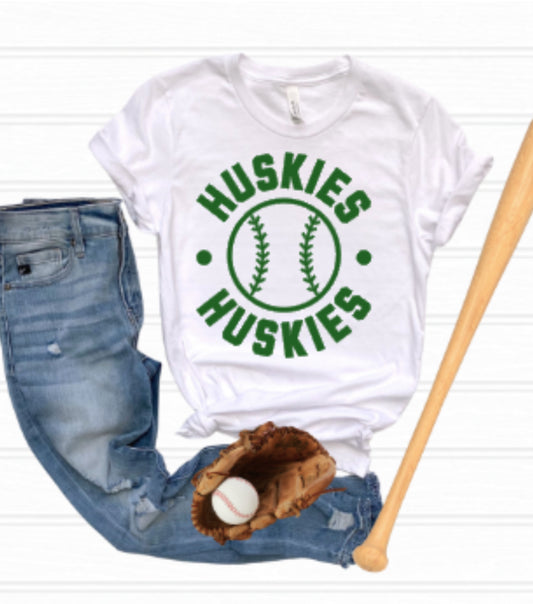 Huskies Fast Ball Softstyle Tee