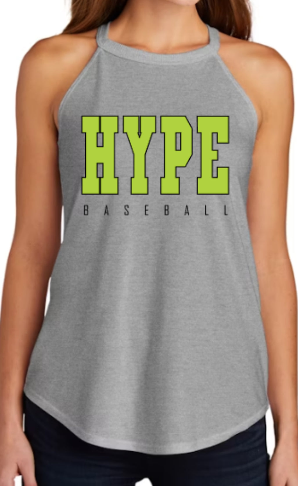 HYPE Varsity Tri Rocker Tank