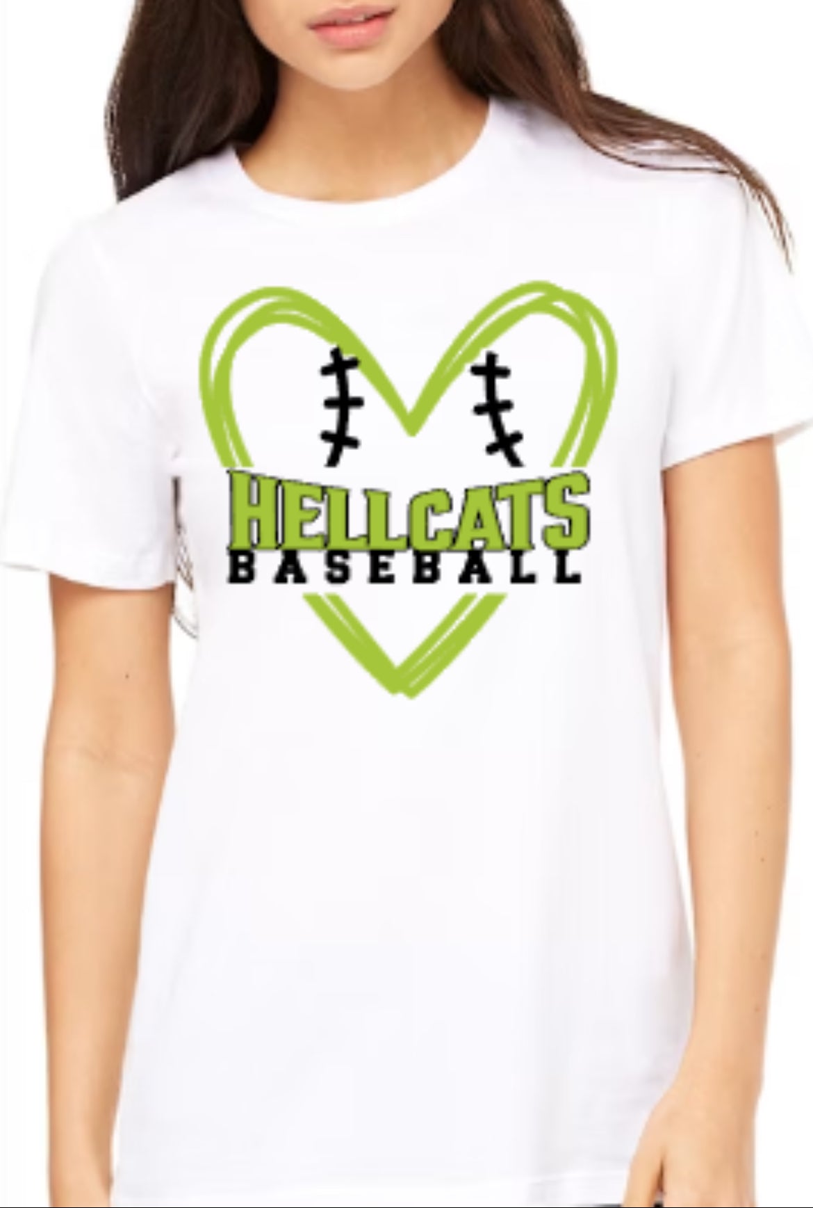 HELLCATS Heart Women's Relaxed Short-Sleeve T-Shirt