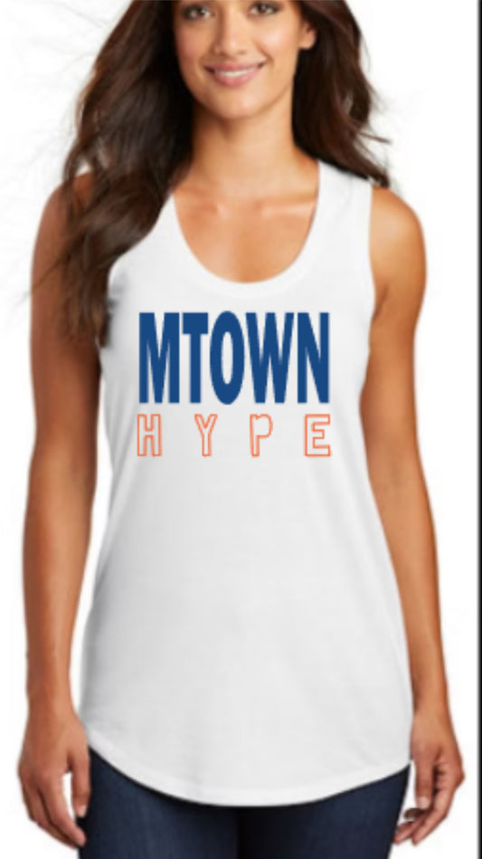 MTOWN Hype Extra Innings Women's Perfect Tri Racerback Tank