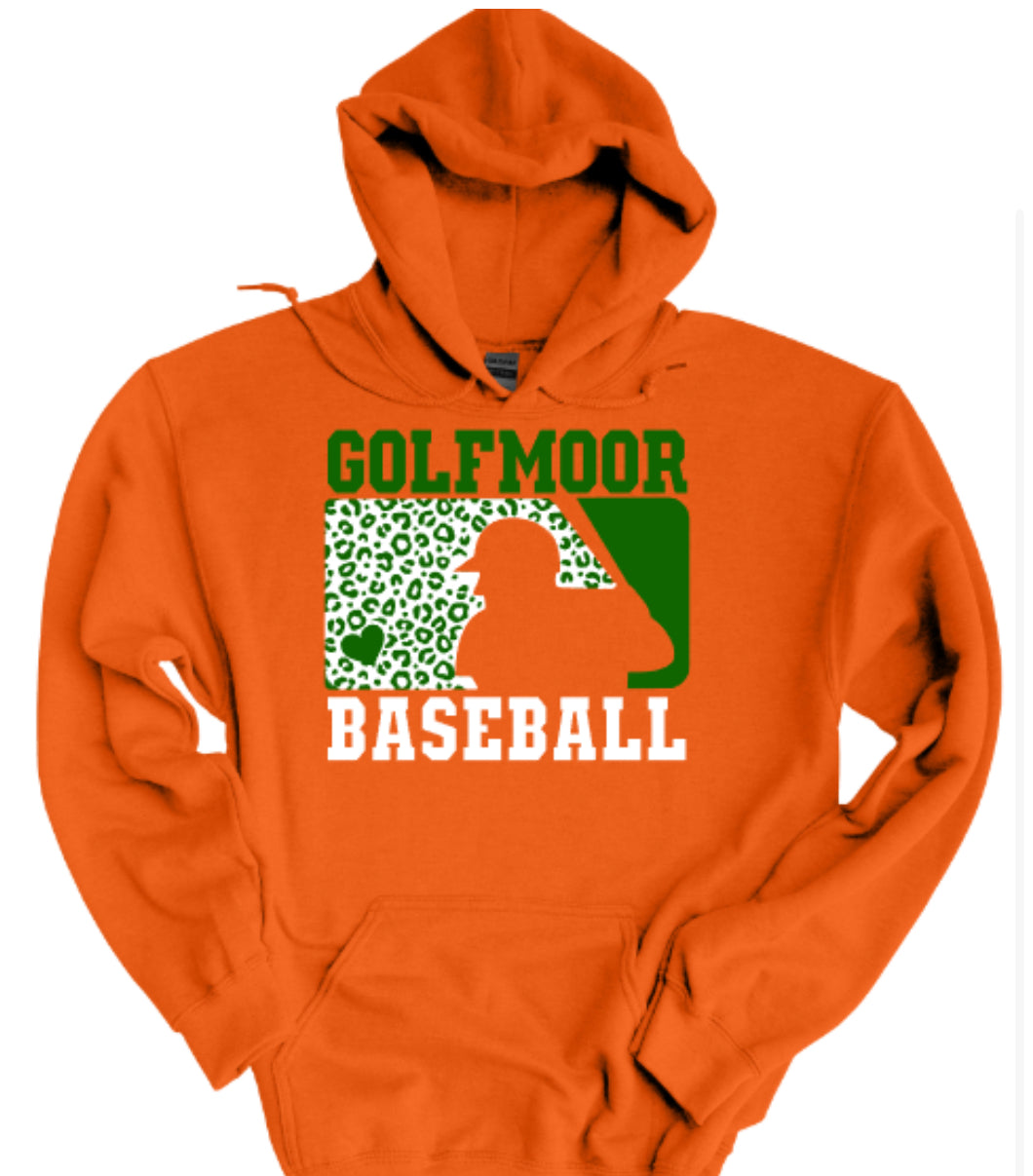 GOLFMOOR BASEBALL Major League Fleece Hooded Sweatshirt