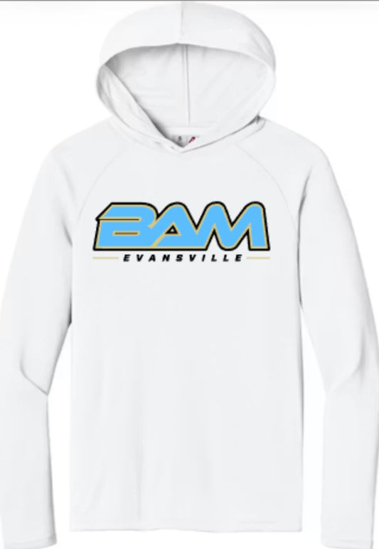 BAM Evansville Zone Performance Hooded Long Sleeve Tee
