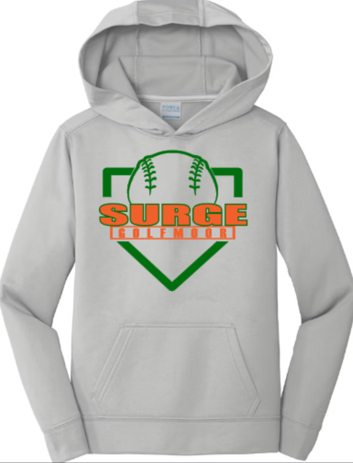 SURGE Dugout Performance Fleece Pullover Hooded Sweatshirt