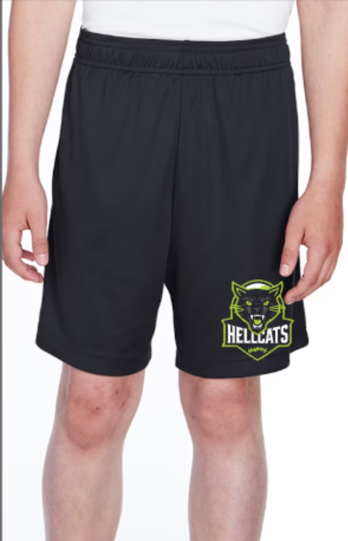 HELLCATS Logo Youth Zone Performance Short-Black