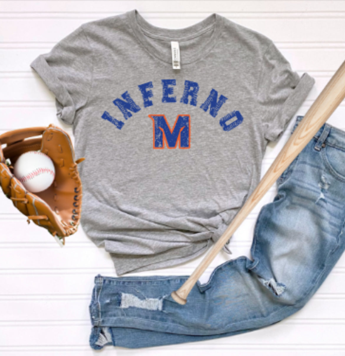 MTOWN Inferno Base Hit Softstyle Tee