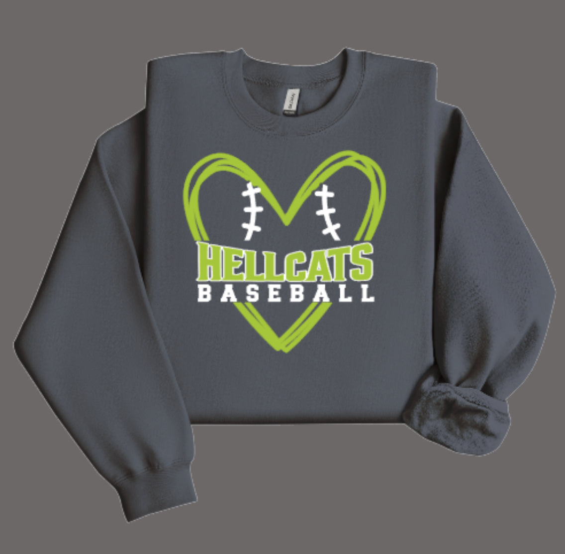 HELLCATS Heart Crewneck Sweatshirt