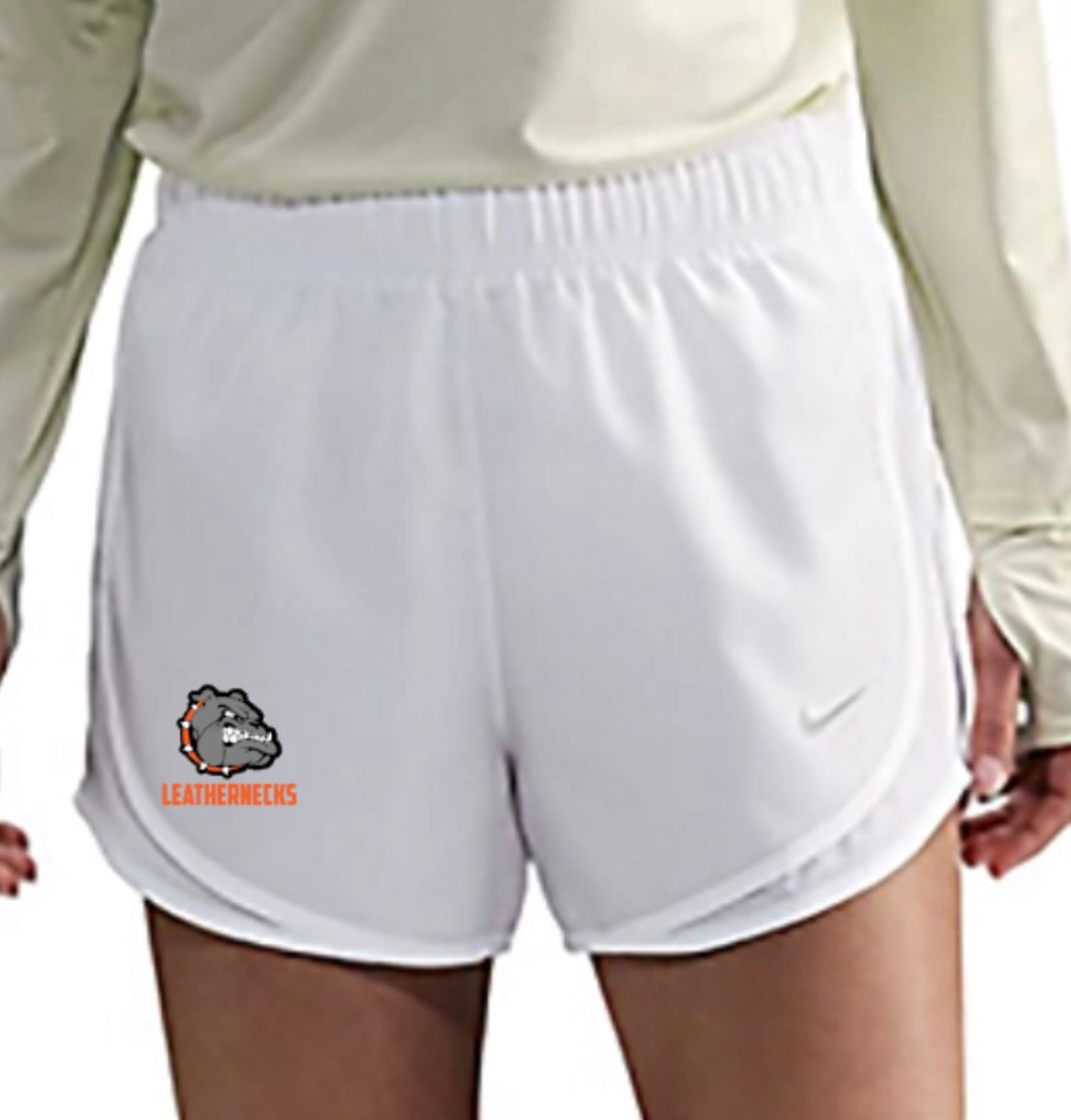 Leathernecks Logo Nike Women's Tempo Dri-FIT Mid-Rise Running Shorts 3 In