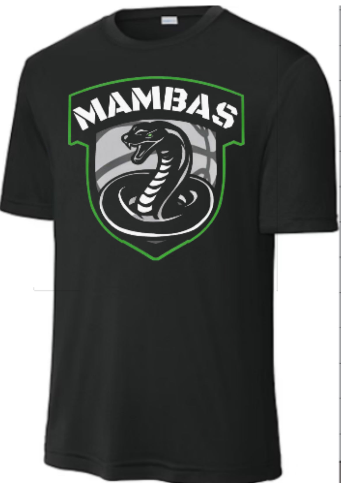 Mambas Basketball Logo Performance Tee
