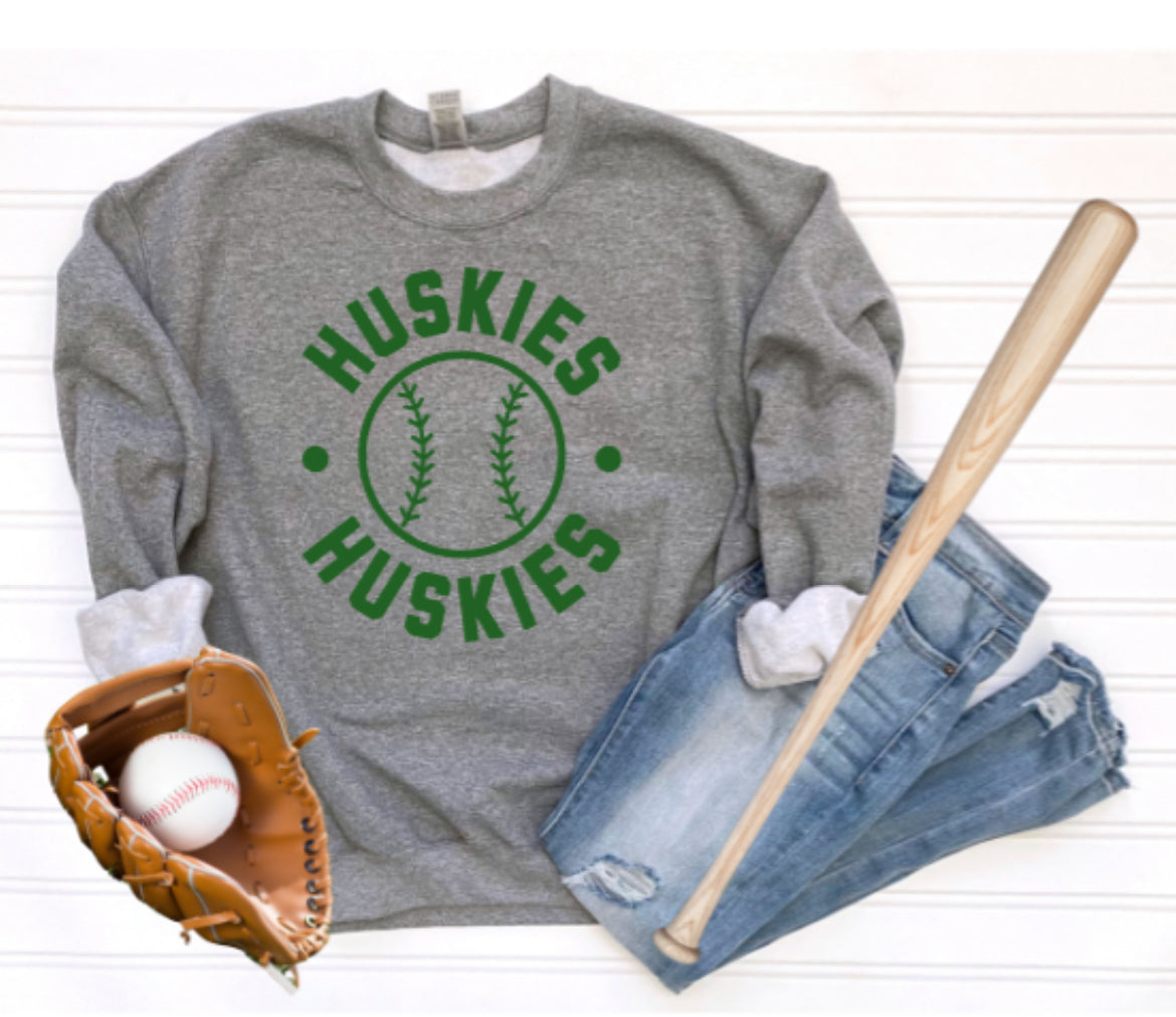 Huskies Fastball Crewneck Sweatshirt