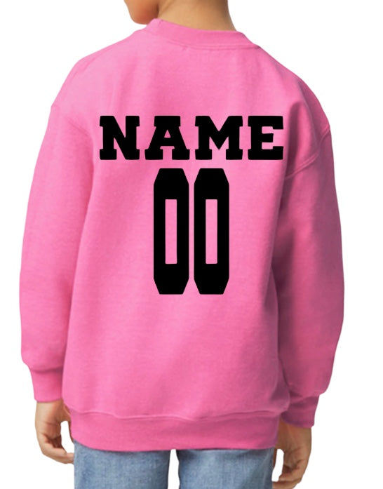 YOUTH LACROSSE SCRIPT Crewneck Sweatshirt