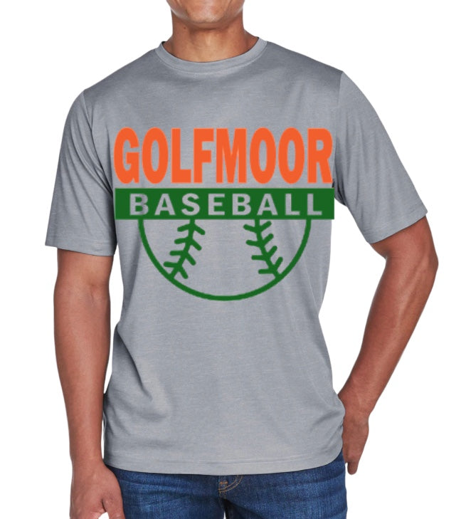GOLFMOOR Homerun Unisex Sonic Heather Performance T-Shirt