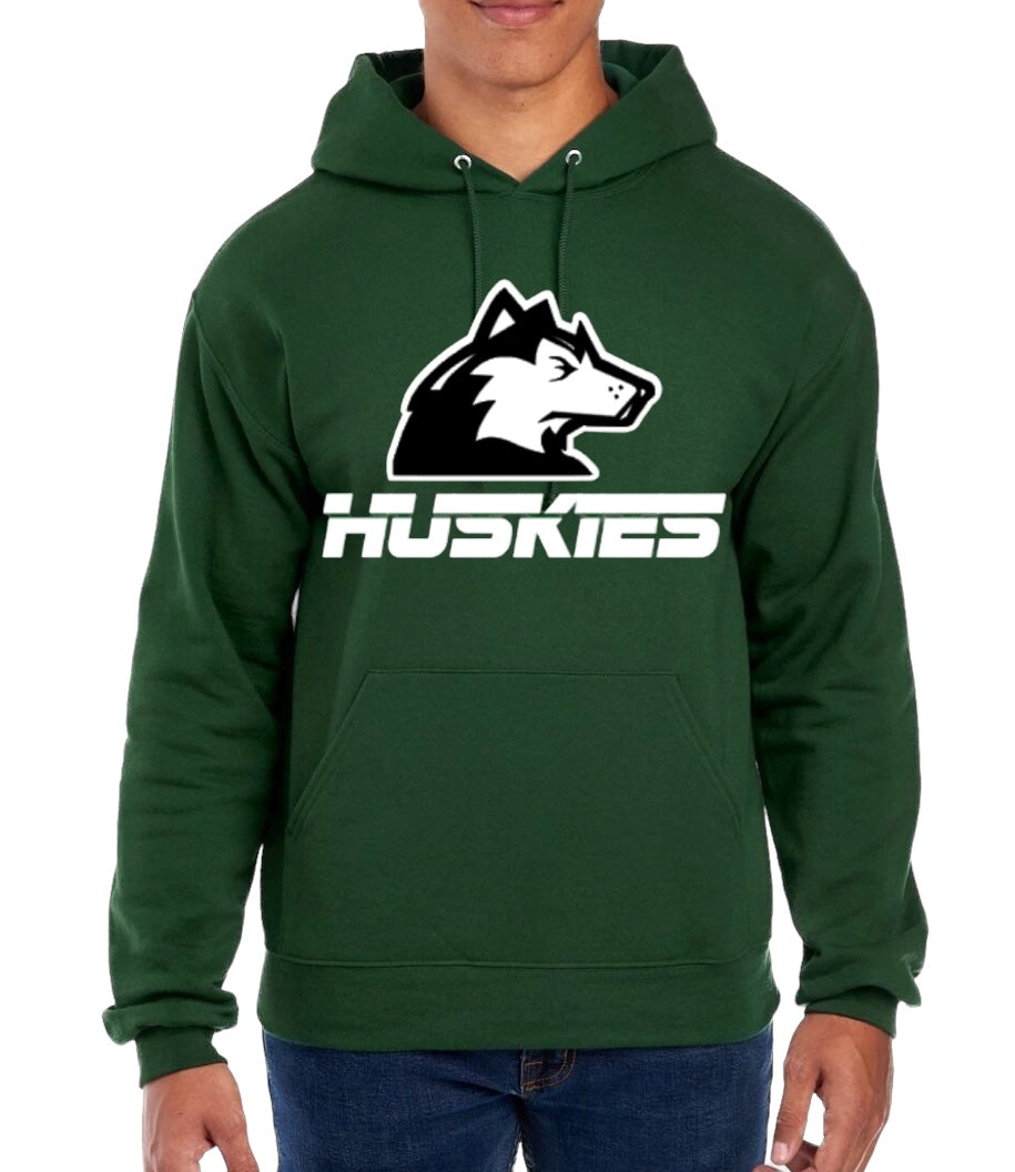 HUSKIES Sports Night Hooded Sweatshirt-YOUTH
