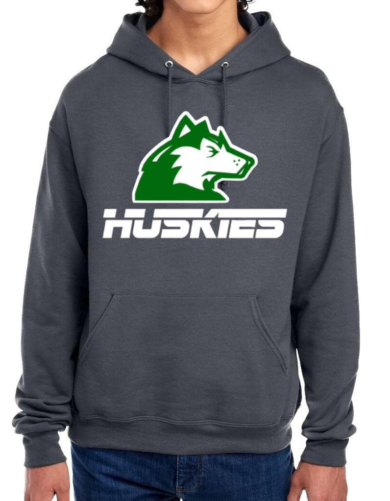 HUSKIES Sports Night Hooded Sweatshirt-YOUTH