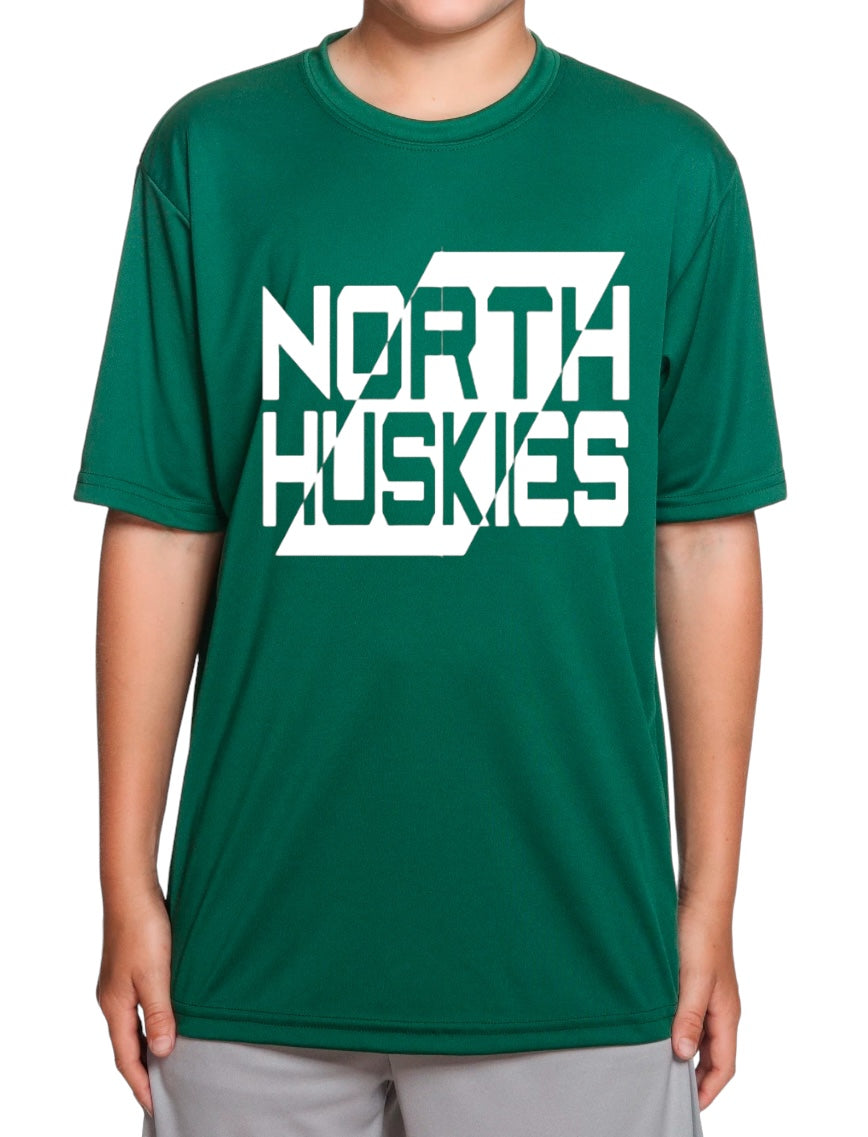 HUSKIES Contrast Performance Tee-YOUTH