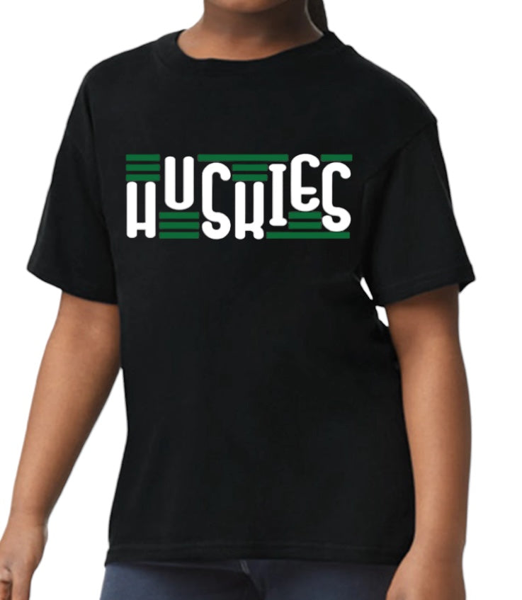 Huskies Aurora Softstyle Tee-YOUTH