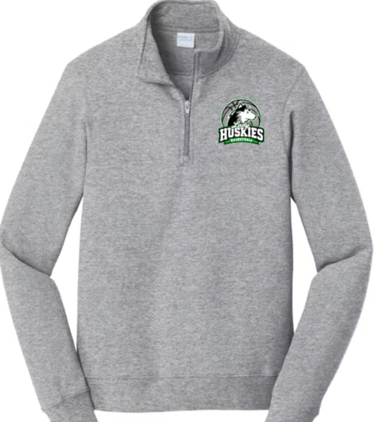 Lady Huskies Basketball Unisex Core Fleece 1/4-Zip Pullover Sweatshirt