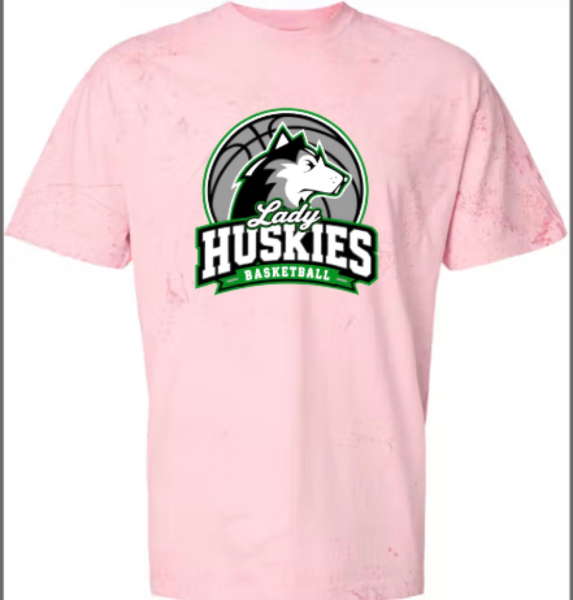Lady Huskies Basketball Comfort Colors Unisex Heavyweight Color Blast T-Shirt