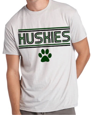 Retro HUSKIES Cotton Blend Tee