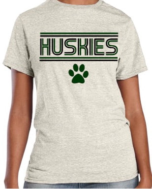 Retro HUSKIES Cotton Blend Tee