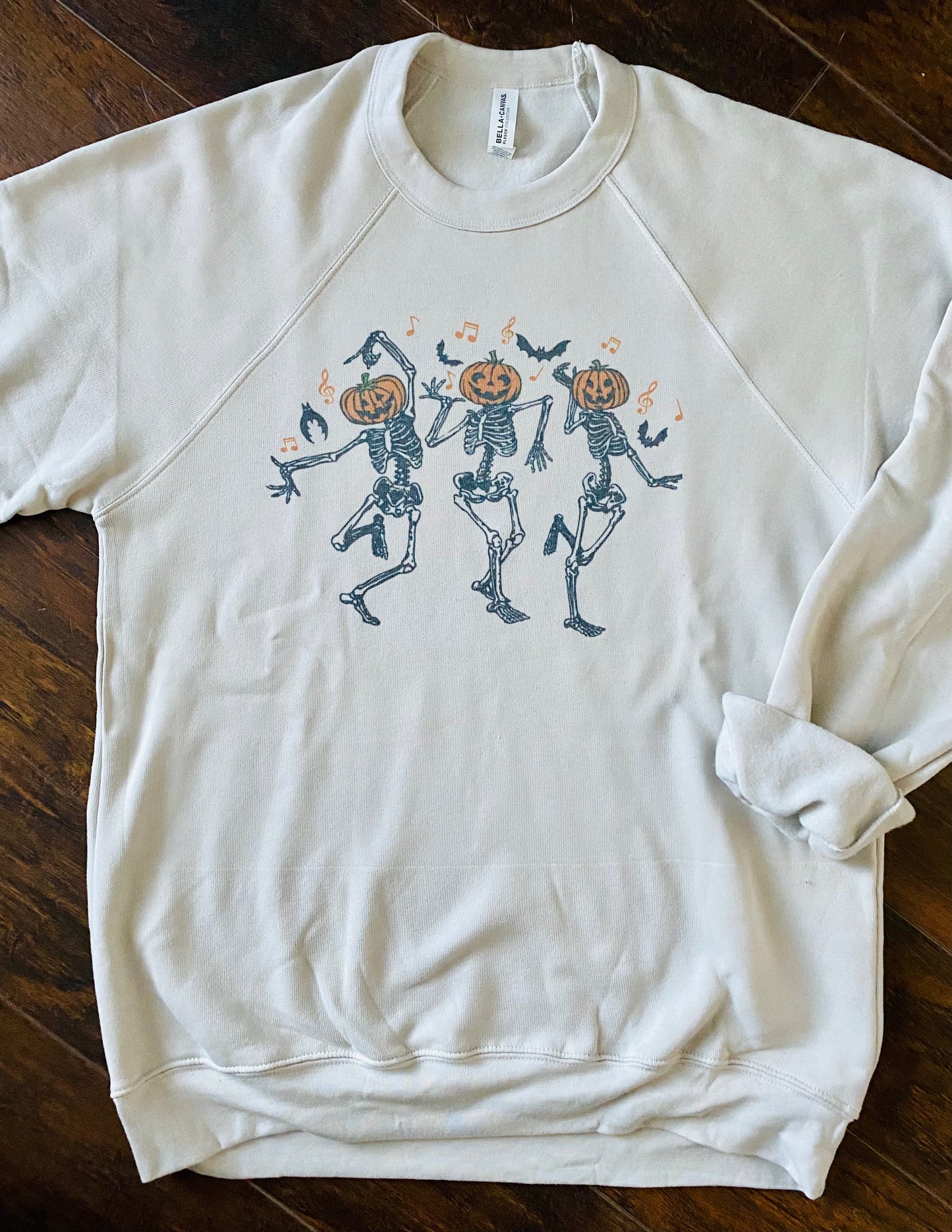 Dancing Skeletons Sublimated Crewneck Cozy Sweatshirt