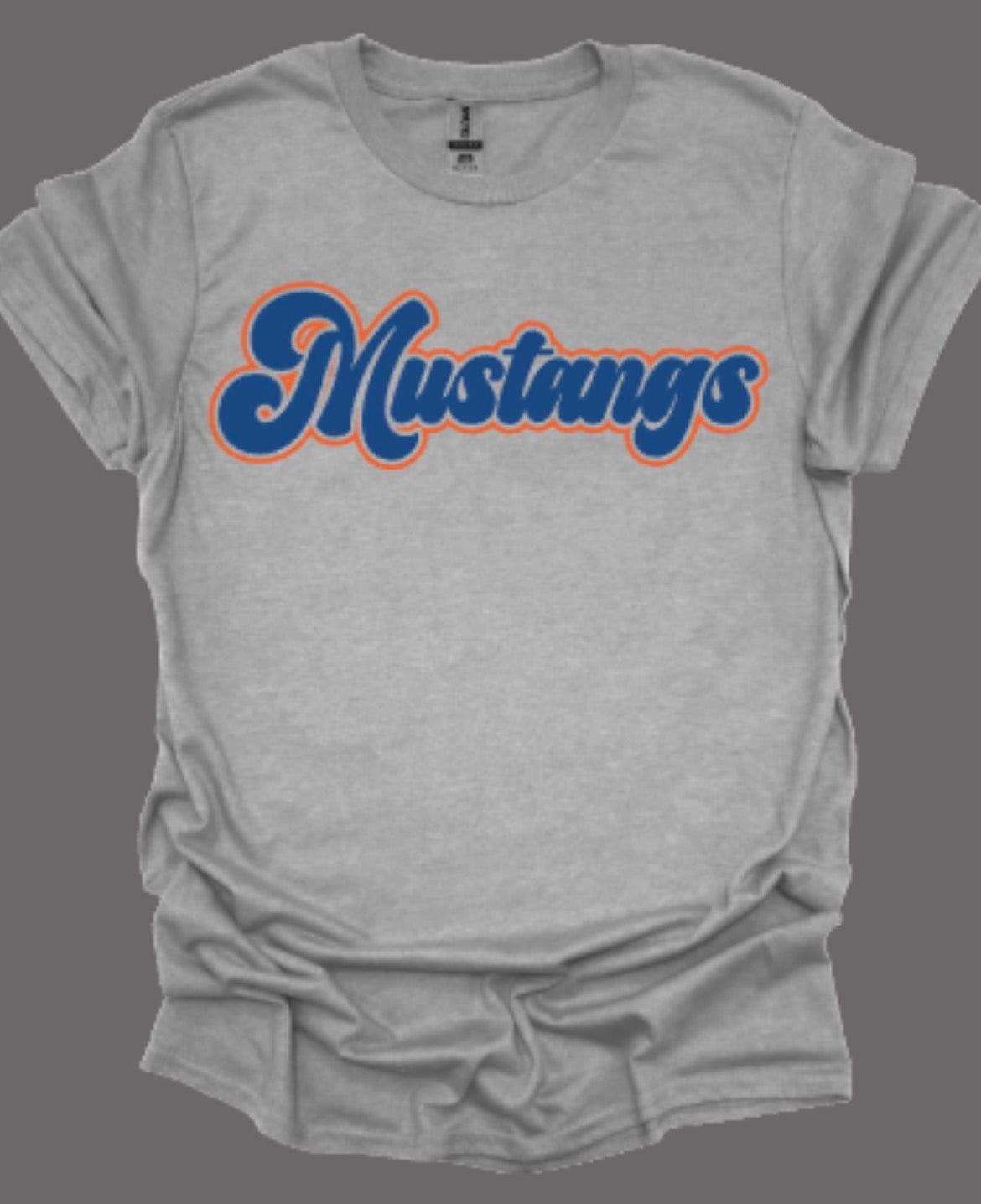 Mustangs Scholar Softstyle Tee