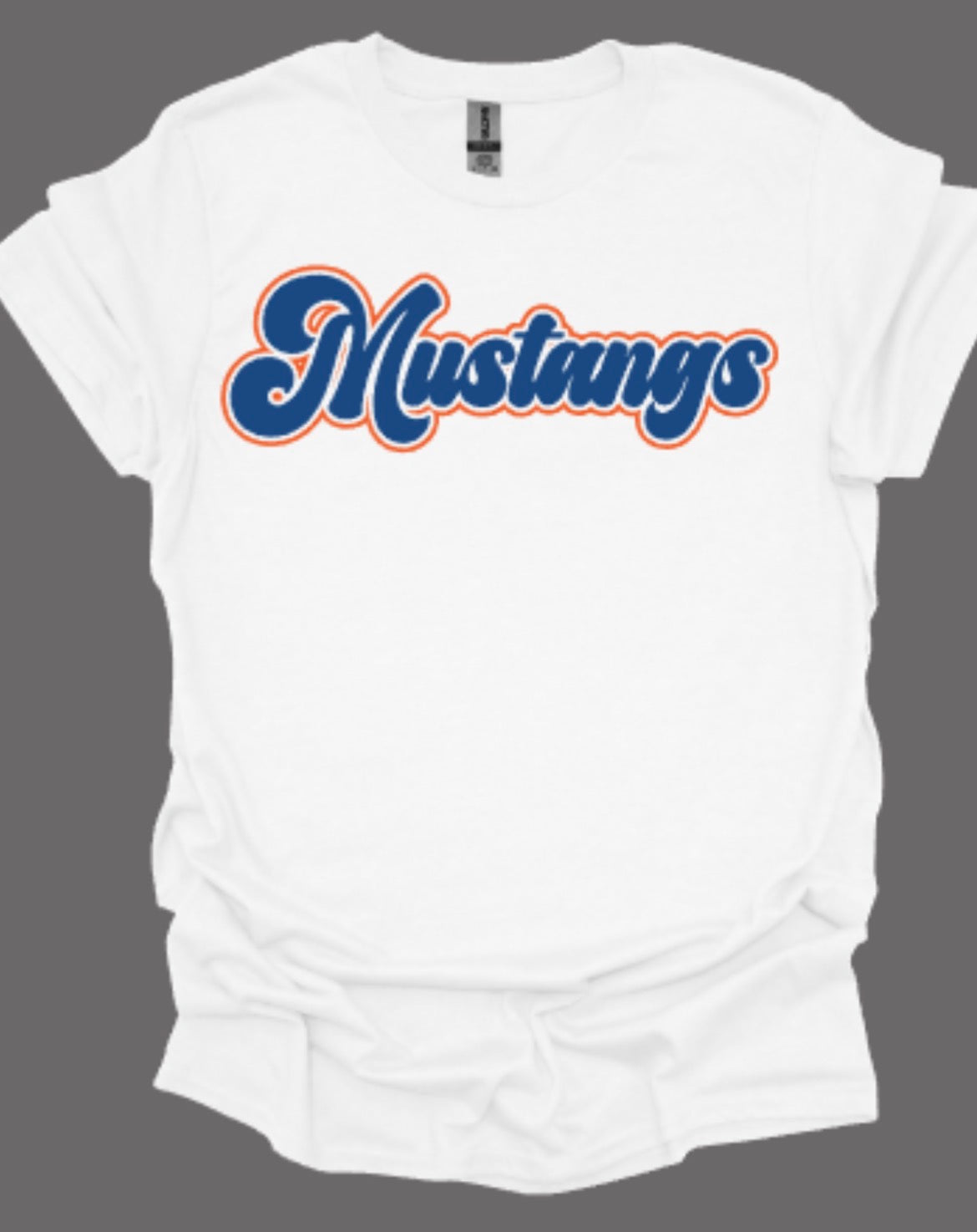 Mustangs Scholar Softstyle Tee