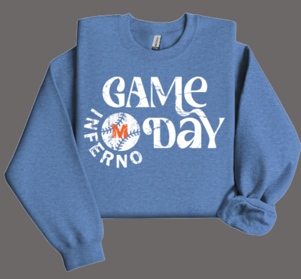 MTOWN Inferno Game Day Crewneck Sweatshirt