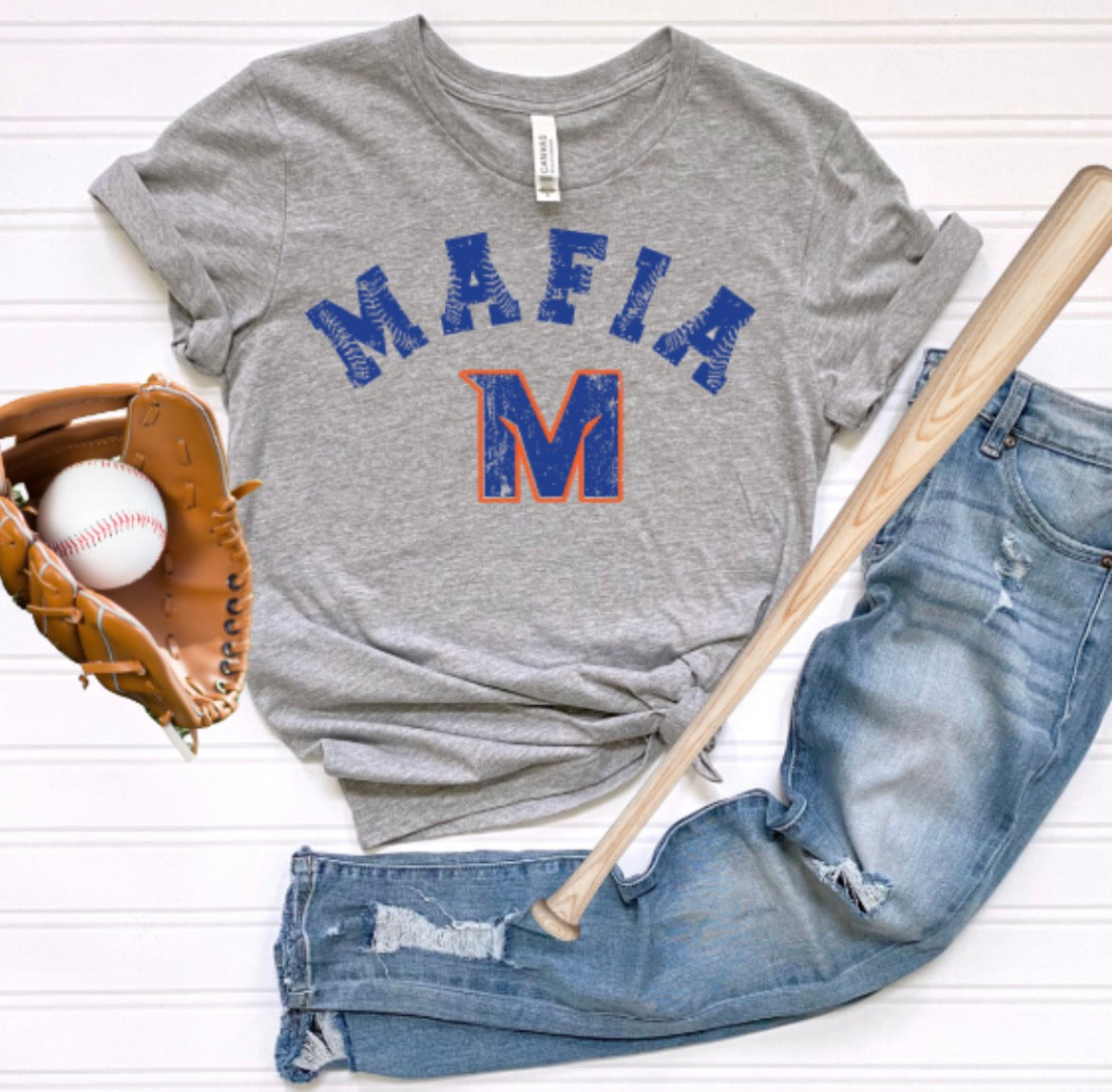 MTOWN Mafia Base Hit Softstyle Tee