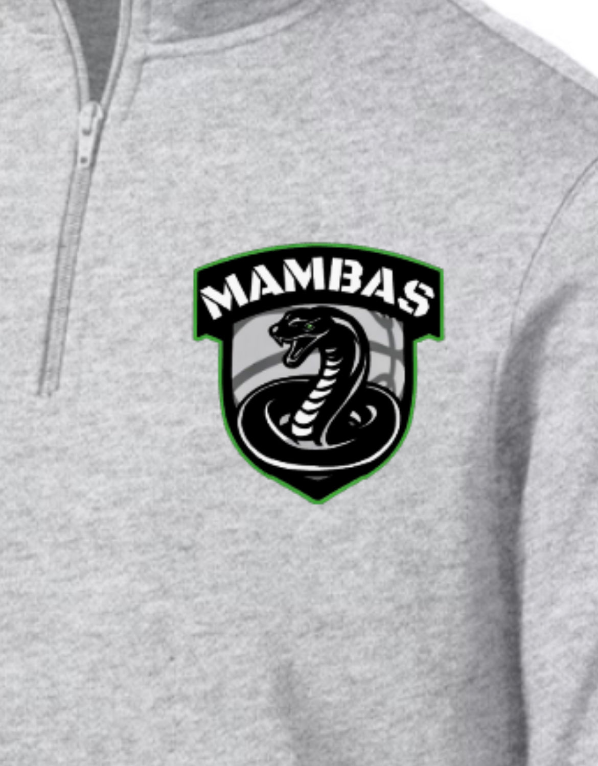 Mambas Basketball 1/4 Zip Sweatshirt-Unisex Fit