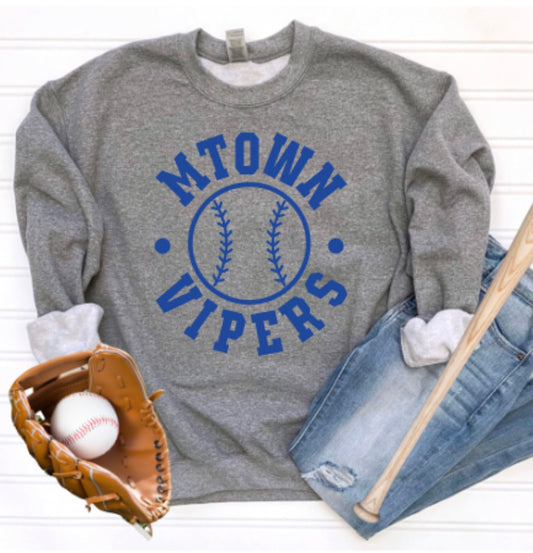 MTOWN Vipers Fastball Crewneck Sweatshirt