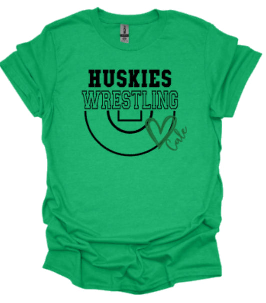 HUSKIES WRESTLING 💚 Softstyle Tee