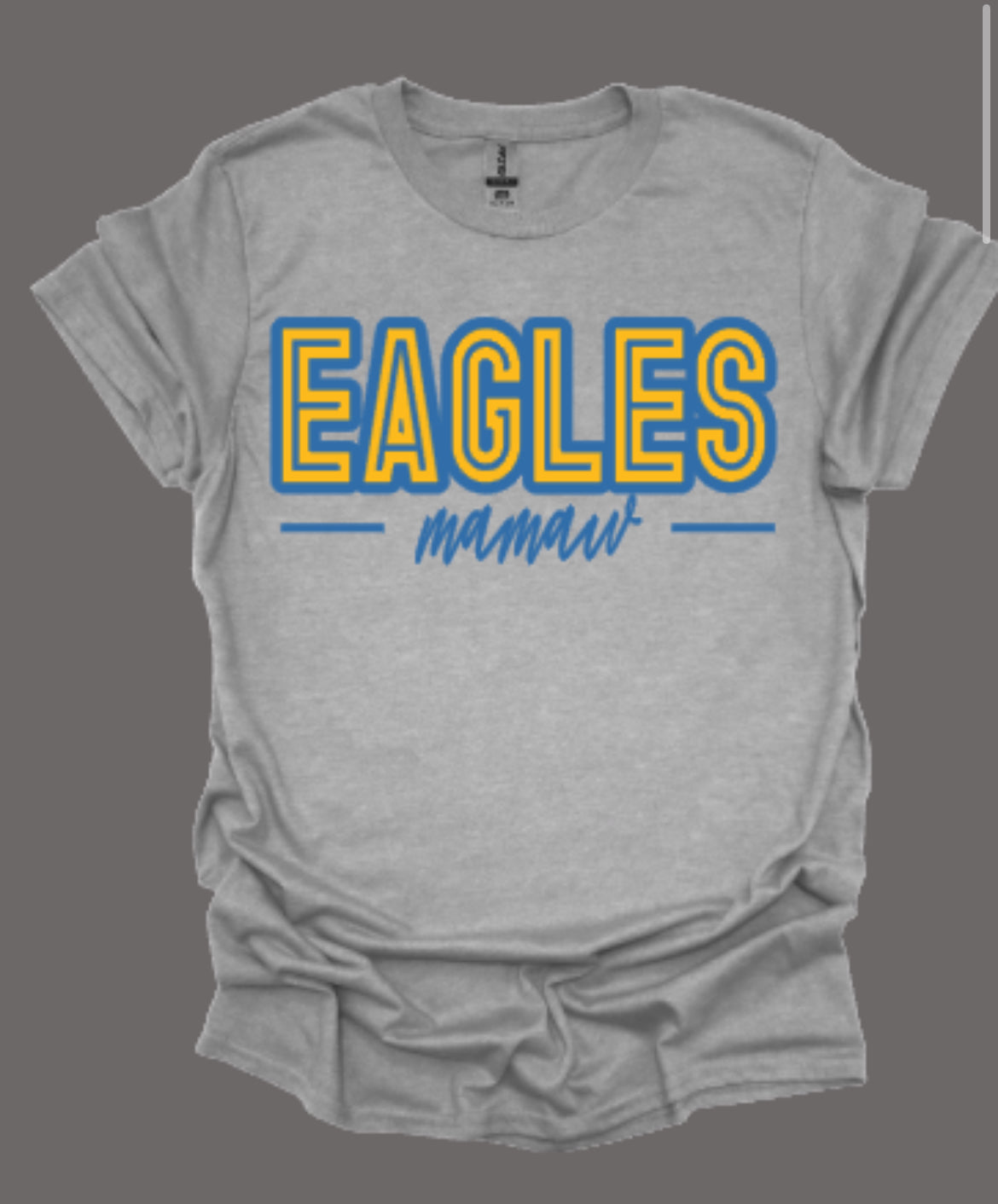 ECS EAGLES GRANDMA Custom Softstyle Tee