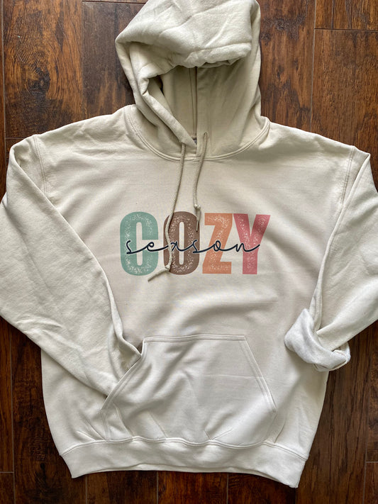 COZY Season Sublimated Hooded Sweatshirt