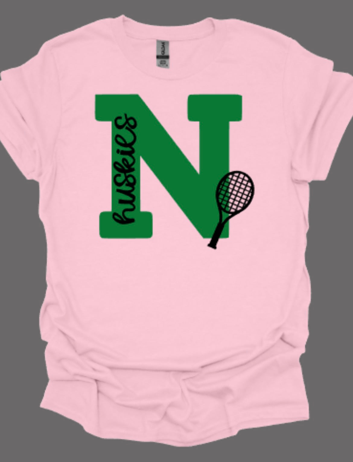 Huskies Tennis Forehand Softstyle Tee