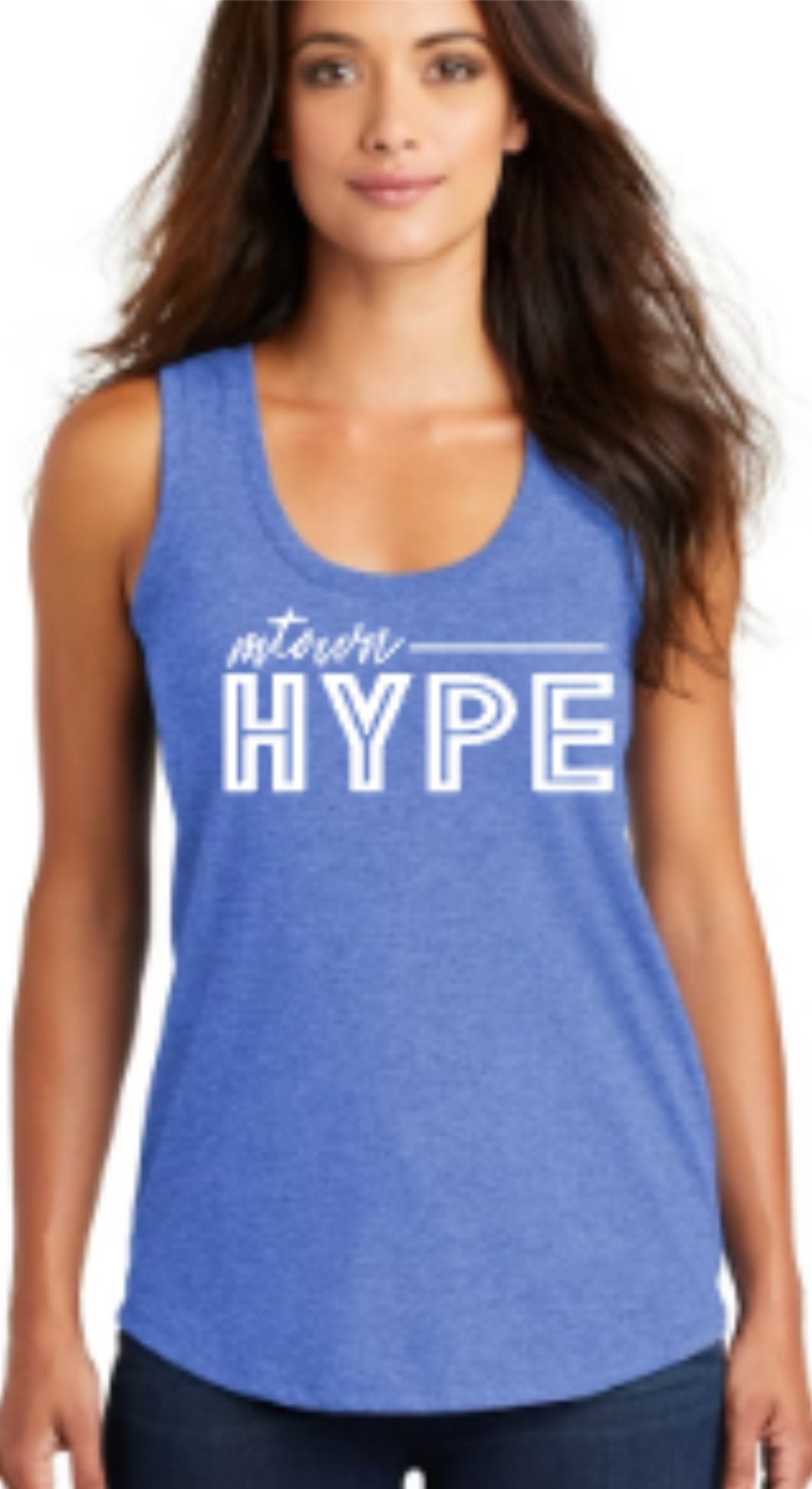 MTOWN Hype Straightaway Women's Perfect Tri Racerback Tank