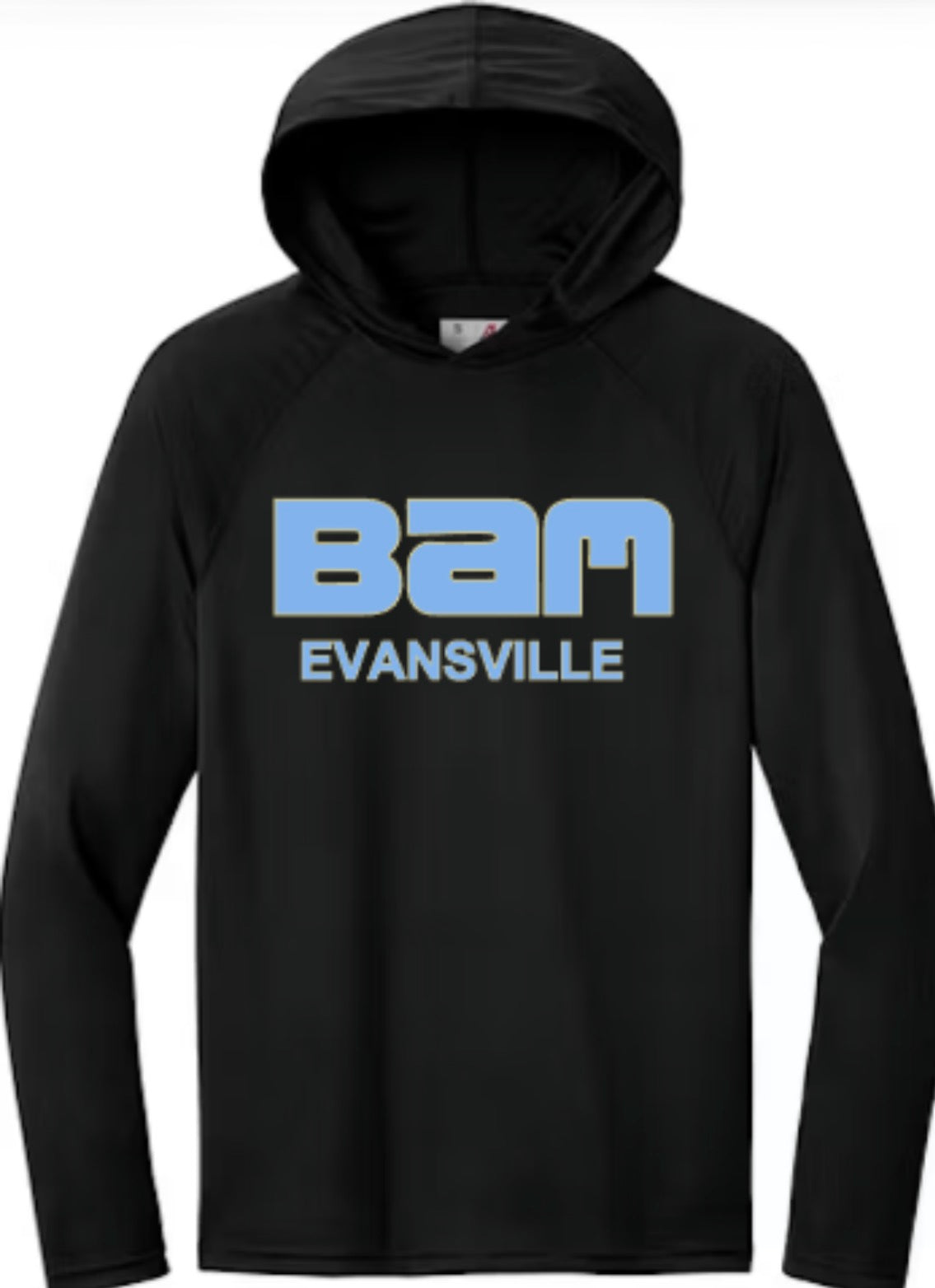BAM Evansville Zone Performance Hooded Long Sleeve Tee