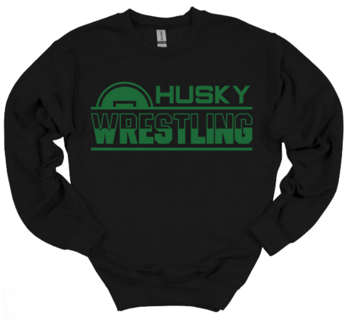 HUSKY WRESTLING Matside Crewneck Sweatshirt