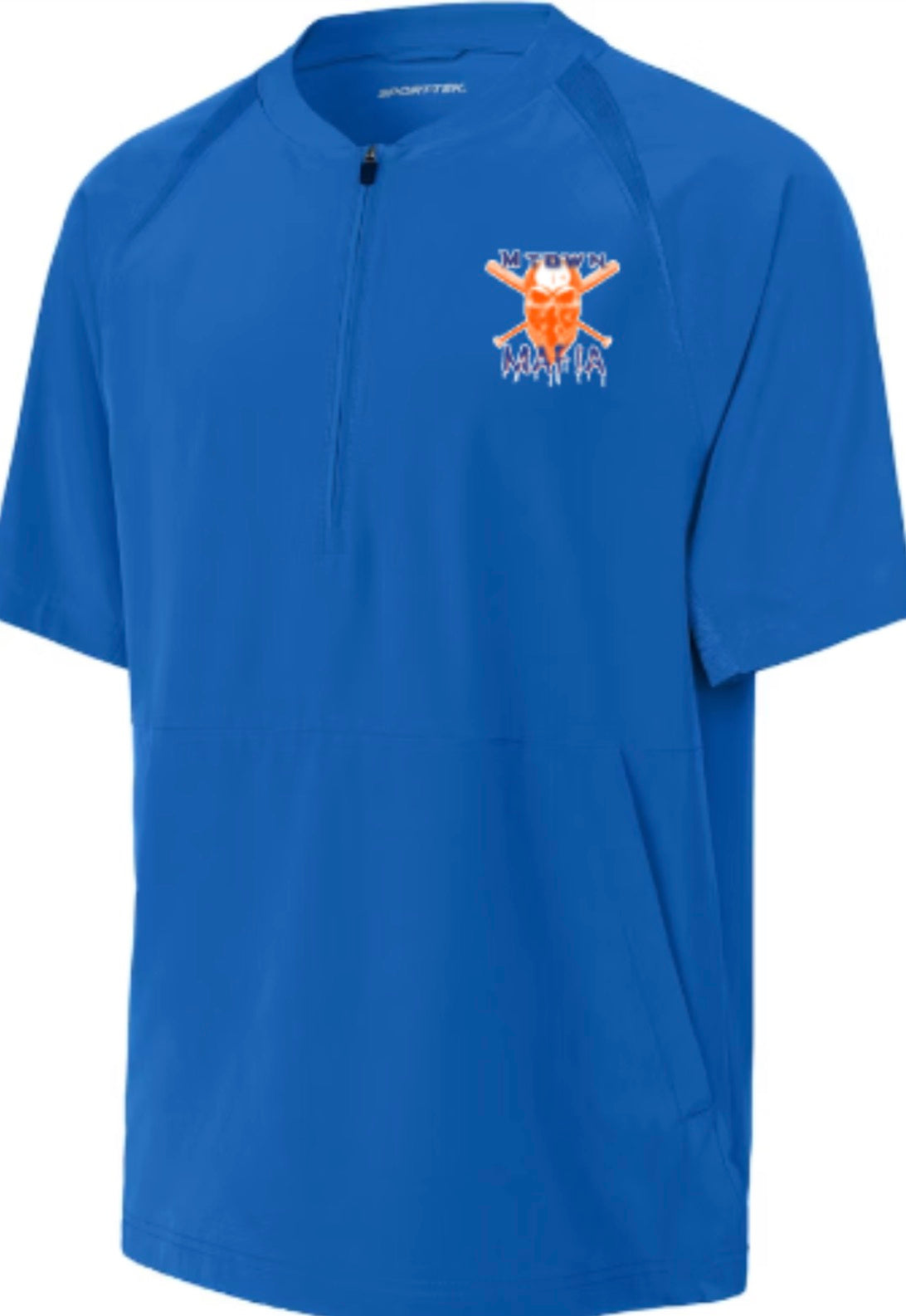 MTOWN Mafia 1/2-Zip Short Sleeve Jacket