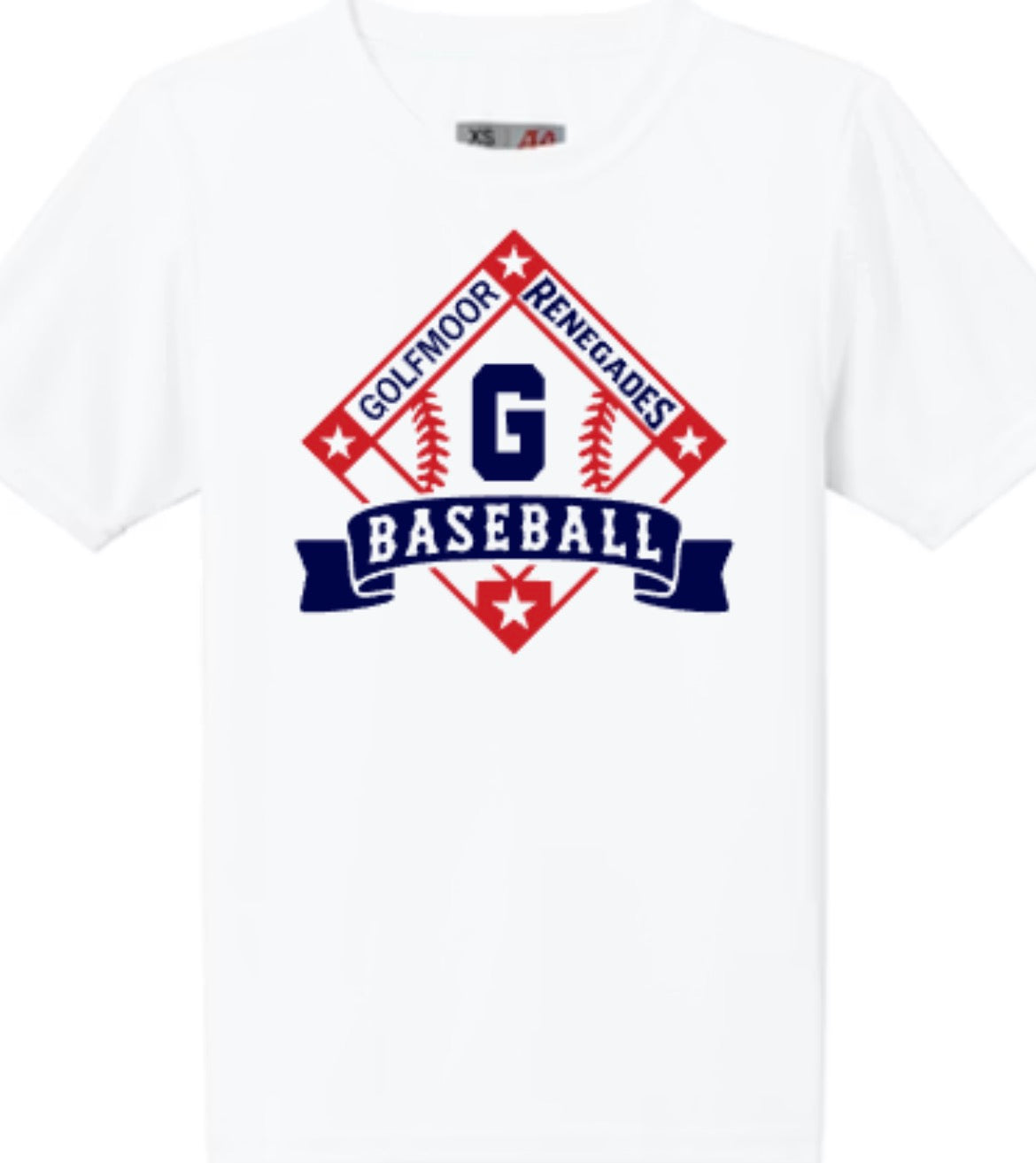 Golfmoor Renegades Baseball Diamond Performance Tee