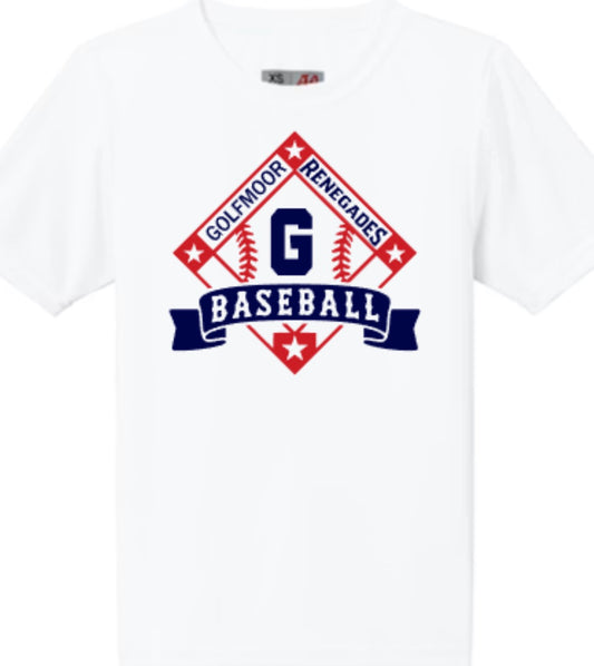 Golfmoor Renegades Baseball Diamond Performance Tee