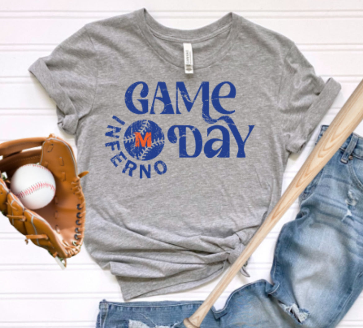 MTOWN  Inferno Game Day Softstyle Tee