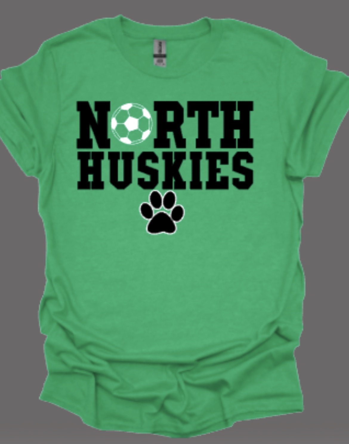 Huskies Girls Soccer Striker Softstyle Tee