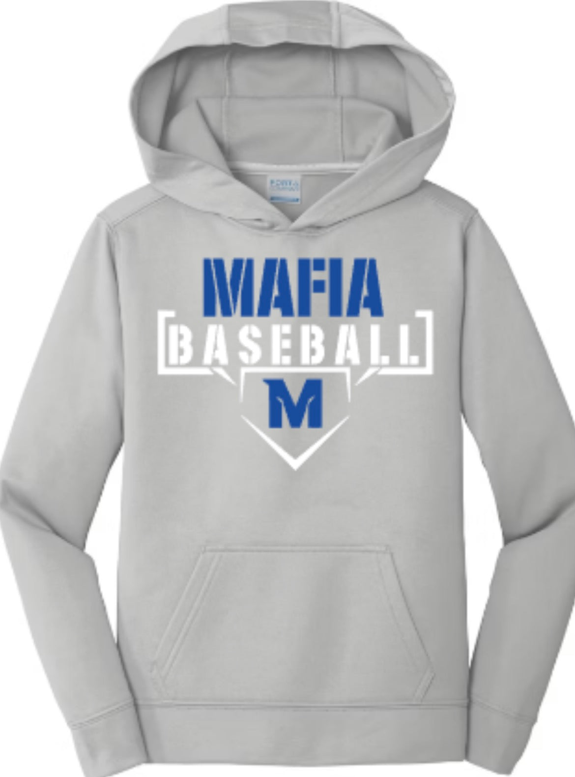 Mafia Baseball Unisex Performance Fleece Pullover Hooded Sweatshirt