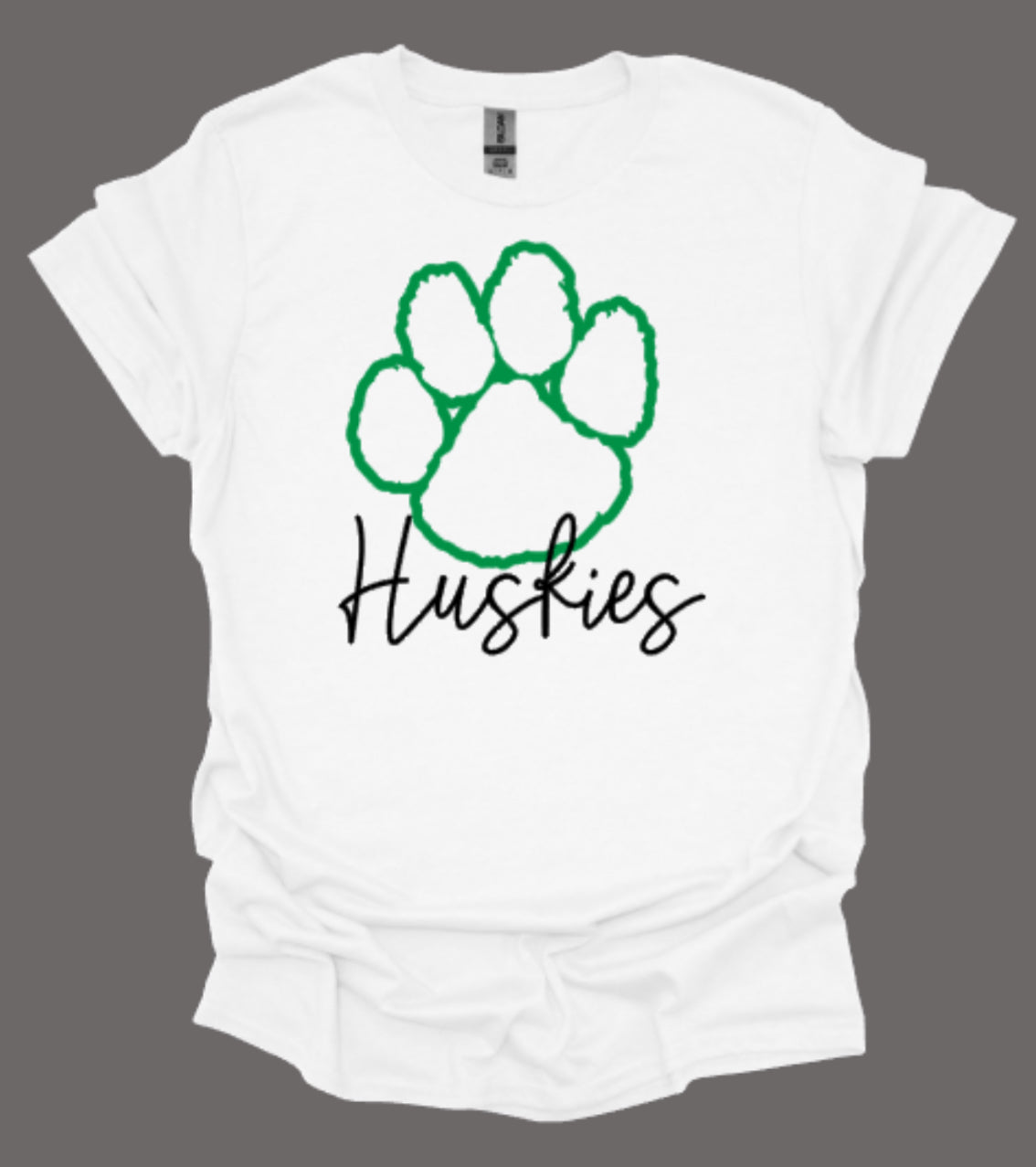 Huskies Paw Softstyle Tee