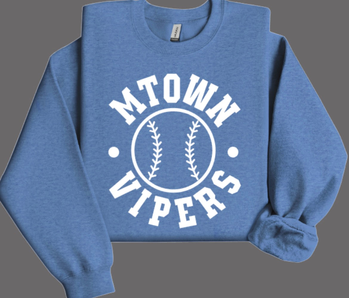 MTOWN Vipers Fastball Crewneck Sweatshirt