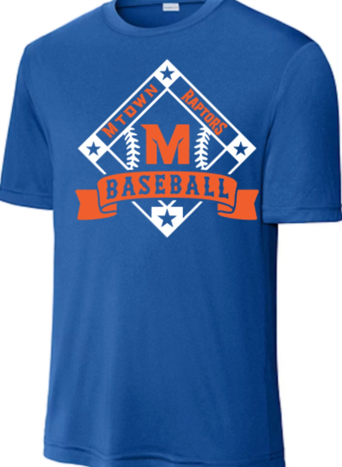 Raptors Baseball Diamond Performance Tee